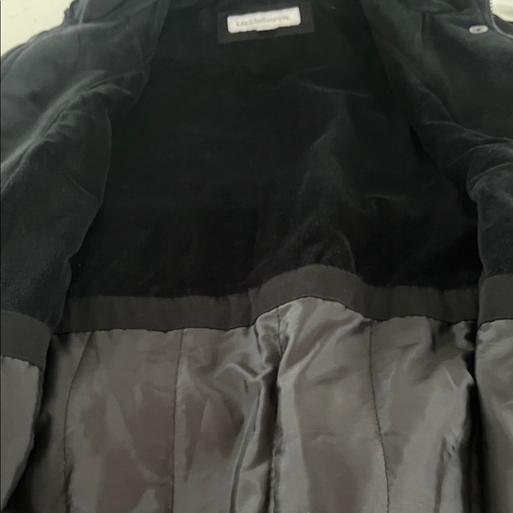 Liz Claiborne Black Winter  Jacket removable hoodie With fur lining - Picture 3 of 7